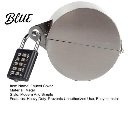 Outdoor Faucet Lock with Password Lock, Prevents Unauthorized Use, Heavy Home Spigot Duty Water Anti-theft Garden Protective Cover Security