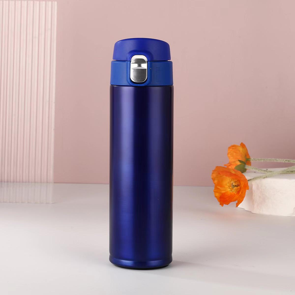 

Термос для путешествий из нержавеющей стали марки 304 большой емкости — портативная кружка для мужчин и женщин, можно изготовить в качестве подарка 500ml