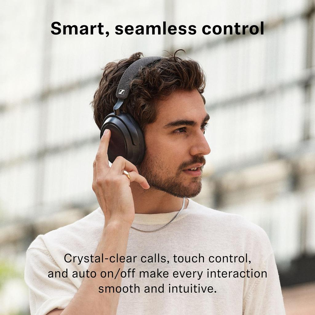 Sennheiser MOMENTUM 4 Wireless Wireless Noise Cancelling Headphones Bluetooth Headset for Clear Adaptive Noise Battery Dedicated Charging - Calls,