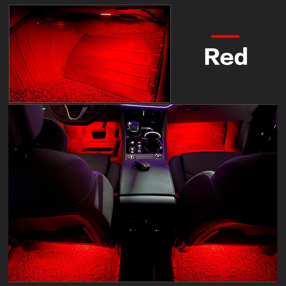For SEAT Ateca Ibiza ST Toledo Leon 2013 2014 2015 2016 2019 LED RGB Car Footwell Lamp Atmosphere Light Interior Accessories