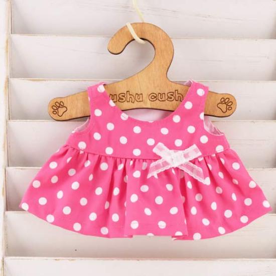 Duffy and ShellieMay plush and Handmade Disney Includes a bear Duffy and Minnie Mouse in a deep pink Puppet-sized costumes, clothes, dress-up outfits.