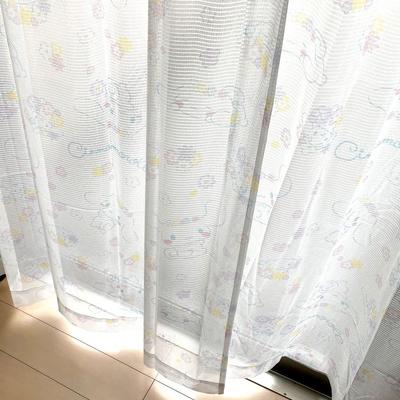 Cinnamoroll Cinnamon Hard To See from Outside UV Protection Rate Lace Curtains Width 100 X Length 133cm Set of 2 Machine Washable Cute Girl