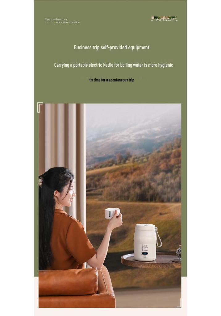 Multifunctional Portable Electric Heating Cup - 316 Mini Thermos & Milk Warmer