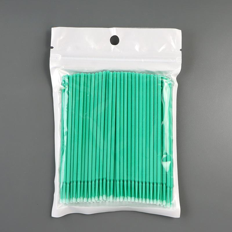 100 teile/los Größe Einweg Baumwolle Weichen Tupfer Wimpern Verlängerung Microbrush Applikatoren Individuelle Mascara Micro Pinsel Stick