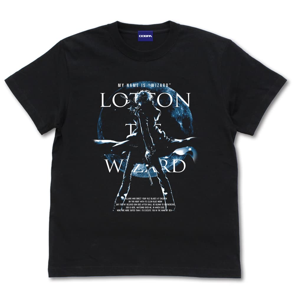 COSPA Black Lagoon Rotten the Wizard BLACK XL Size T-shirt