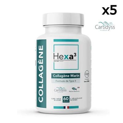 60 Capsules French Marine Collagen Type II CARTIDYSS 5 Boxes