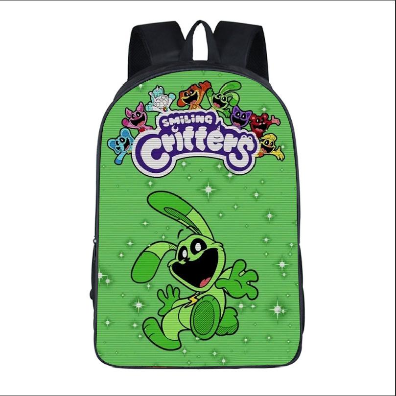 Smiling Critters Horror Bobby Smiling Animals Student Bag Kids Backpack