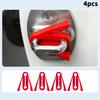 Ammortizzatore di urto per portiera auto Fibbia universale per portiera auto Insonorizzante Smorzatore Ammortizzatore Cuscinetto Ammortizzatore anti-vibrazione 4/20 Pezzi