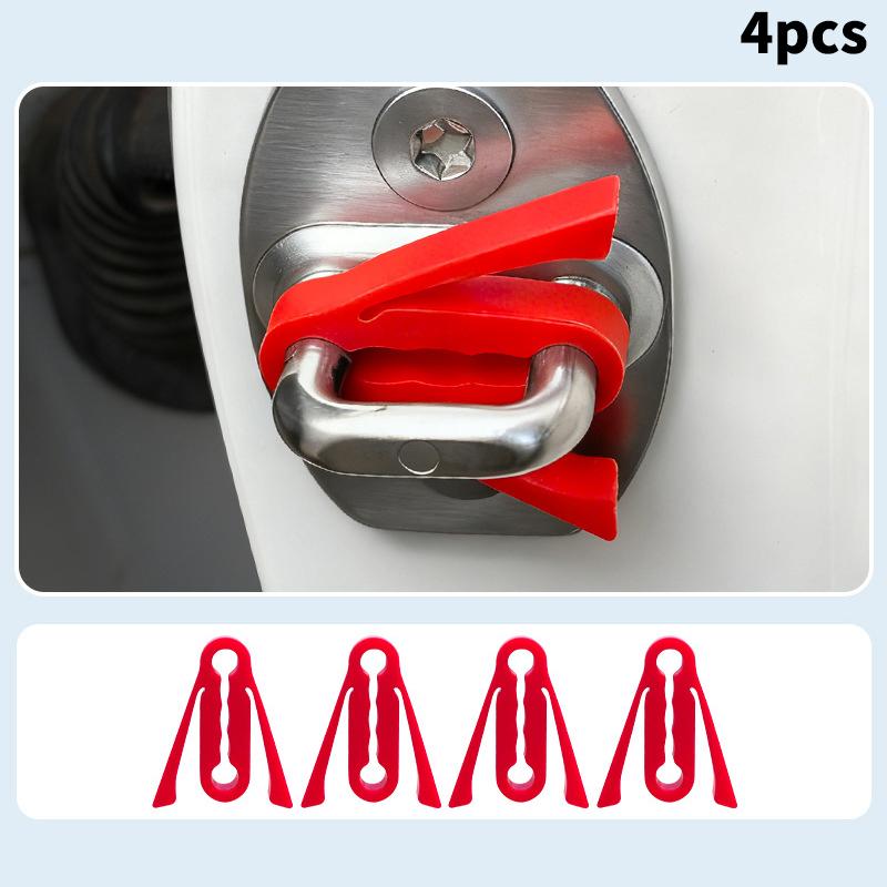Ammortizzatore di urto per portiera auto Fibbia universale per portiera auto Insonorizzante Smorzatore Ammortizzatore Cuscinetto Ammortizzatore anti-vibrazione 4/20 Pezzi