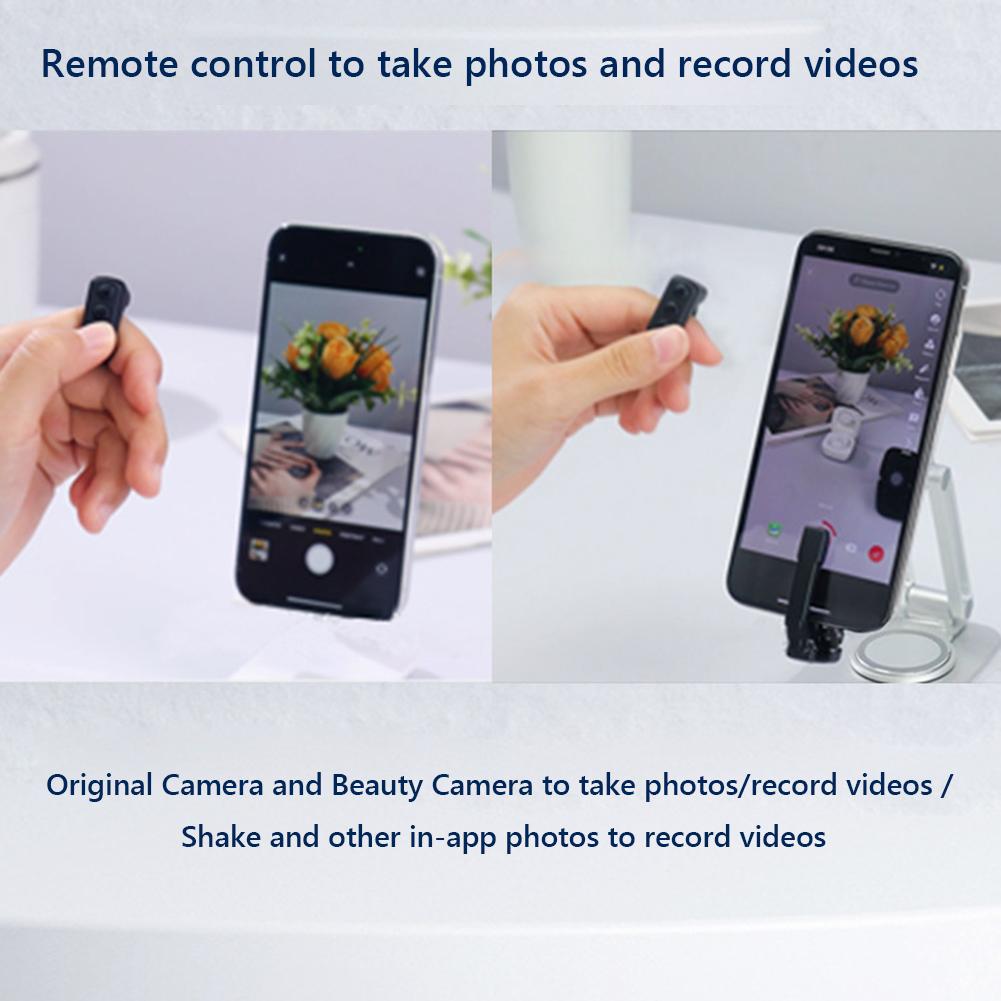 Remote Control Page Turner Ring Bluetooth-Compatible 5.0 Scrolling Ring for Camera Shutter for Android iOS iPhone iPad