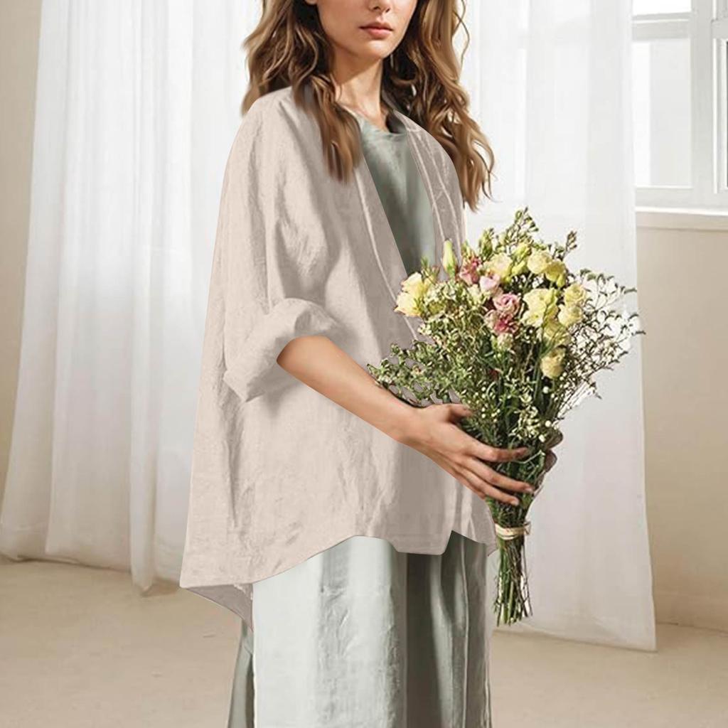 Women's  Work Casual Long Sleeve V-Neck Single Button Solid Color Coat