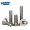 GUWANJI TA2 Titanium Cross Recessed Countersunk Head Screws