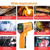 DT1000 DT1600 Infrared Thermometer Professional 13 Laser Points Non Contact Digital Pyrometer IR Temperature Gun High Temp Alarm