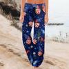 Women's Fashion Loose-Fit Drawstring Elastic Waist Casual Printed Pants