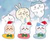 Chiikawa Usagi Hachiware Christmas Plush Pendant Cartoon Stuffed Keychain Doll