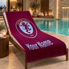 Niestandardowy Ręcznik Plażowy Aston Villa z Personalizowanym Tekstem Miękki Ręcznik Pływanie Podróż Kąpiel Prezent