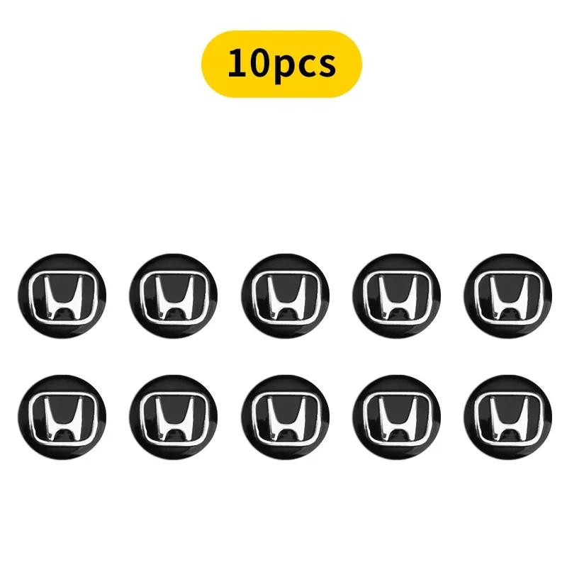 For Honda New 14mm Fob Car Logo Sticker for Car Remote Control Key For Honda Mugen Power TypeR Jazz City Civic Inspire Accord FI