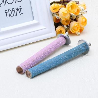 Parrot Perch Stand Paw Grinding Sticks for Conures Budgies Easy To Install