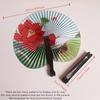 1/2/3pcs Chinese Paper Fan - Hand Painted Folding Fan, Traditional Ancient Style Small Gift for Women, Asian Festival Decoration