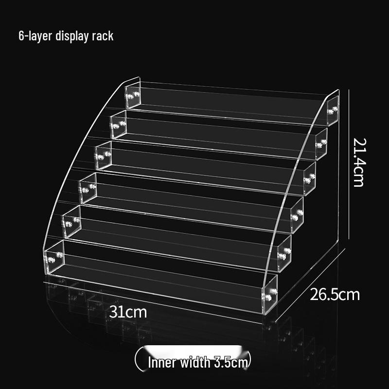 Acrylic Multi-Layer Display Stand & Storage Box for Cosmetics and More