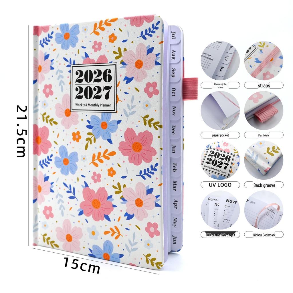 26-27 Planner with Letter Markers: English Efficiency Notebook