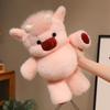 Adorable Highland Cattle Plush Toy 40cm Huggables Running Cow Stuffed Animal Made With Premium Soft Fabric, Soothing Companion