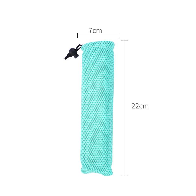 Portable Travel Cutlery Bag - Drawstring Cloth Sleeve for Chopsticks, Knife, Fork & Spoon