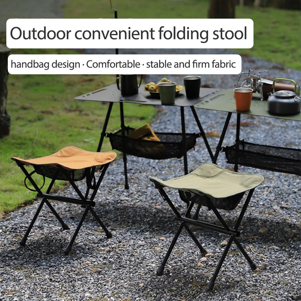Lightweight Portable Camp Chair Compact Traveling Foot Stool Chair Portable Stools Lightweight Stool For Travel Picnic Camping Hiking Backpacking