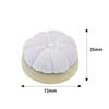 1Pc Wooden Solid Color Pumpkin Shape Pincushions Needle Cushion+100pcs Pearl Head Needle DIY Sewing Crafts