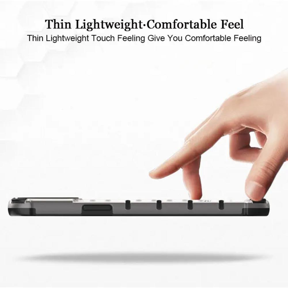 2 In1 Full Protection Shockproof Phone Case For Samsung Galaxy S24 S23 S22 S21 Ultra S24Plus S23FE Translucent Hard Armor Cover