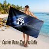 FC Zürich Design Beach Towel Custom Text Large Towel for Beach Vacation