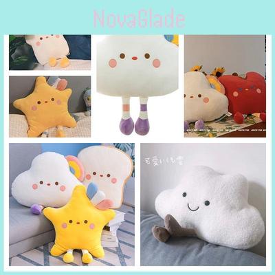 Ultra-soft Crystal Fleece Stuffed Fruit And Bread Plush Toys For Sleeping And Snuggling