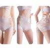 GRACEWELL Women's High-Waisted Tummy Control Panties with Antibacterial Cotton Crotch, Butt-Lifting Breathable Lace Shorts, Skin+Purple XL