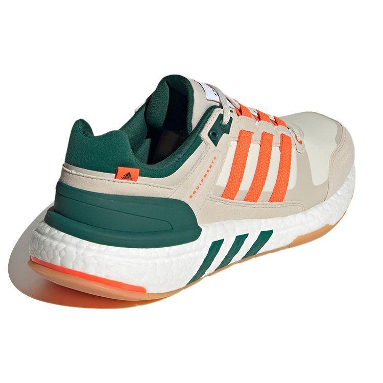 Adidas Equipment Comfort Versatile Mesh Slip-Resistant Durable Low-Top Training Running Shoes Women sneaker Gray Orange Green ID4163