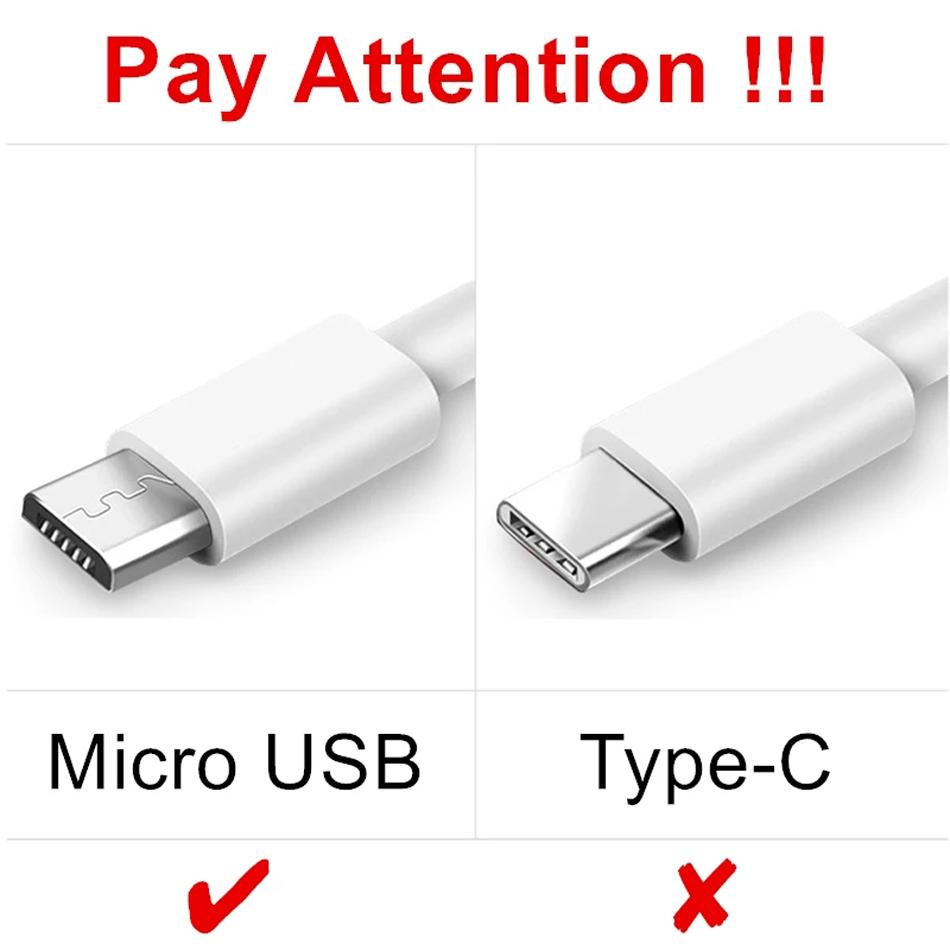 5A Micro USB Cable For Samsung  Xiaomi 1M/2M Fast Charging Data Cable Wire Cord White Bold Wire Cable For Micro