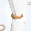 Wood Window Screen Ring Magnetic Clip Curtain Tieback Creative Curtain Tie  Hanging Clothes