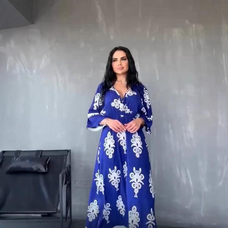 Nowa Letnia Moda i Casualowa Sukienka Damska Plus-size