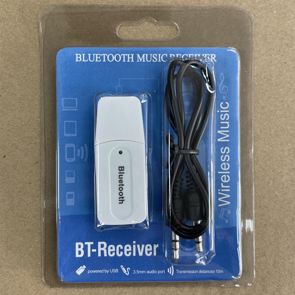 Bluetooth Car Handsfree Audio Receiver 3.5mm Adapter 450