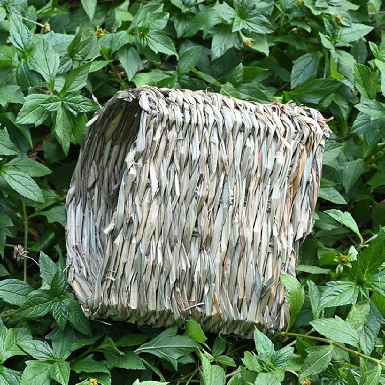 Rabbit Straw Nest Guinea Pig for Hay Lounge Pet Tunnel Chew Toys for Hamster Ger