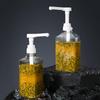 With Hydraulic Pump Nozzle Head Kitchen Honey Jar Container Home 1600Ml Liquid Dispenser With Scale Coffee Syrup Bee Drip Bottle