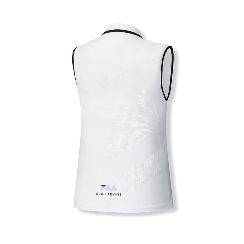 Fila Art In Sports Sweet Cool Retro American Sleeveless Moisture-Wicking Sports Tank Top Women Tops Bright-White A11W433110FWT