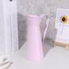 Handicraft Flower Bucket Ornament Iron Art Coffee Pot Pastoral Tin Flower Vase  Outdoor