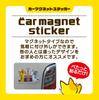 Make Merry Illustrator Tobiji Car Magnet Sign Cat Fish Recording