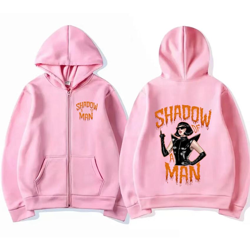 Fashion Y2 Graphic Zipper Hoodie Coat Men Women Vintage Cool Casual Streetwear Oversized Unisex Fleece Zip-up Jacket