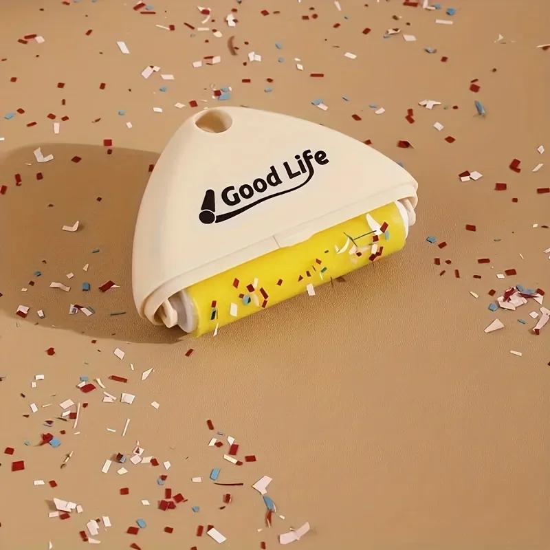 2er-Pack Tragbarer Fusselroller - Waschbarer, Wiederverwendbarer Tierhaarentferner für Kleidung & Möbel, Leicht zu reinigende Klebrige Staubbürste