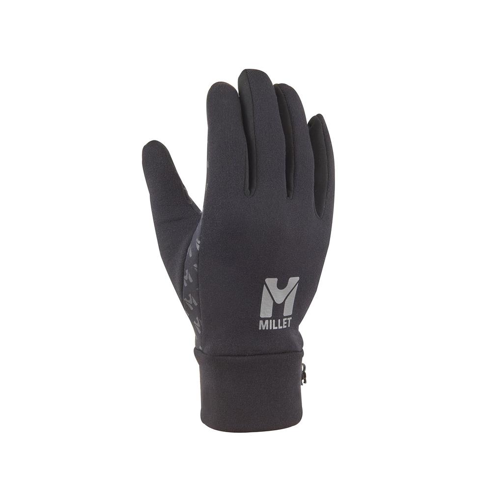Millet Warm Stretch Trek Size S Gloves, MIV01833, Men's, Black-Noir (New Logo),