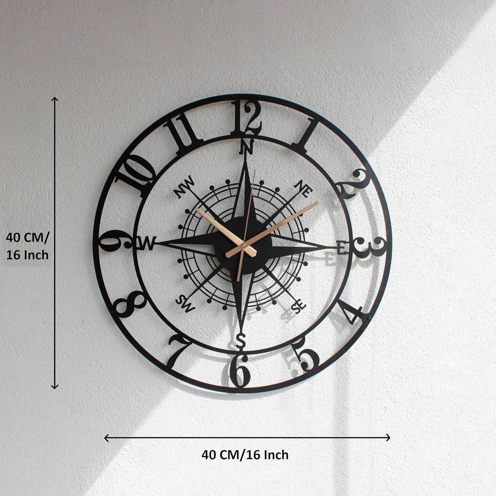Clock for Home and Hall, Living Room, Bedroom, Office, Antique Big Size Modern Wall Watch for Home Decor ( 40 Cm)