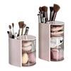 3-Layer Makeup Brush Holder Large Capacity Cosmetic Storage Box Jewelry Organizer Box  Beauty Egg