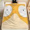 Pokémon Psyduck pattern Flannel Blanket, High quality Comfortable for All Seasons, Home Decor, Warmth and Comfort, Perfect for Gifts.