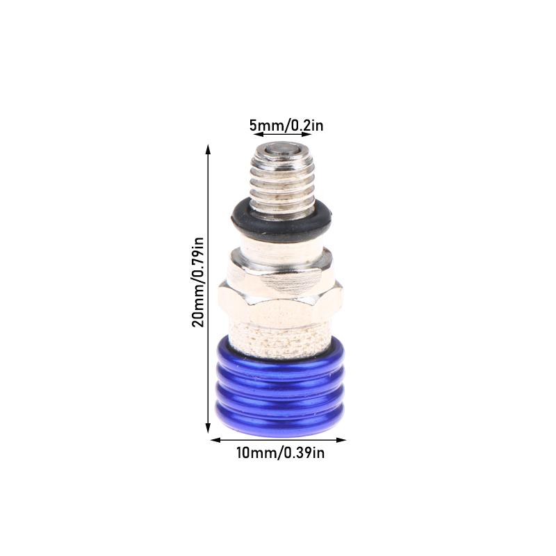 2Pcs M5 Fork Air Bleeder Relief Valve For Cr125 Cr150 Cr250 Cr500 Crf230F Crf250R Crf250X Crf450R Crf450X Dirt Pit Bike